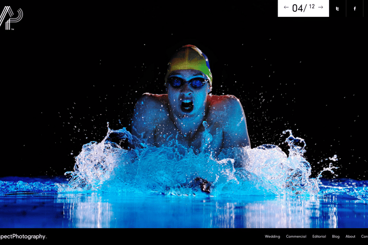 Aspect Photography website preview